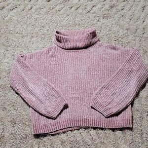 Bundle 3 for $10 - Pink Rose Women's Pink Turtleneck Sweater Sz M